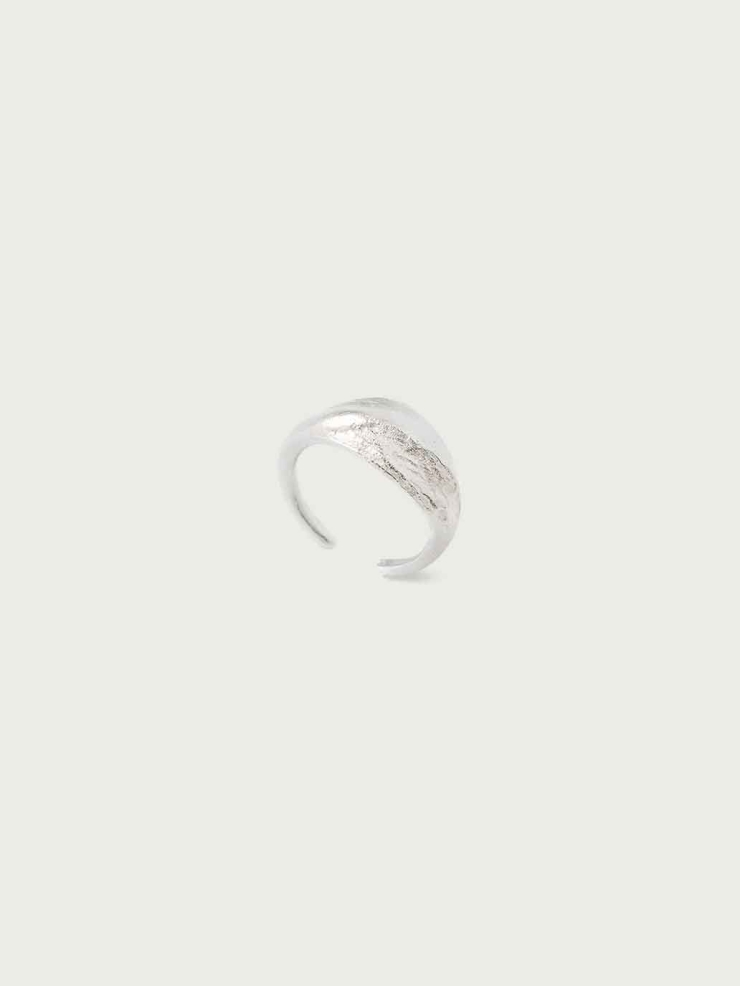 Silver Cloud Mist Dome Ring