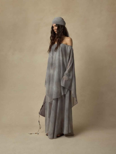 Layered Printed Convertible Dress