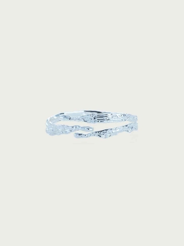 The Fluent Arc White Ethereal Tide Bracelet
