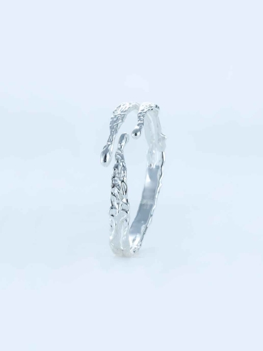 The Fluent Arc White Ethereal Tide Bracelet
