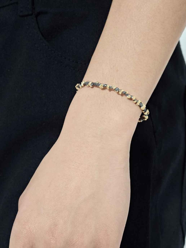 Nature's Noir Black Blooming Arbor Bracelet