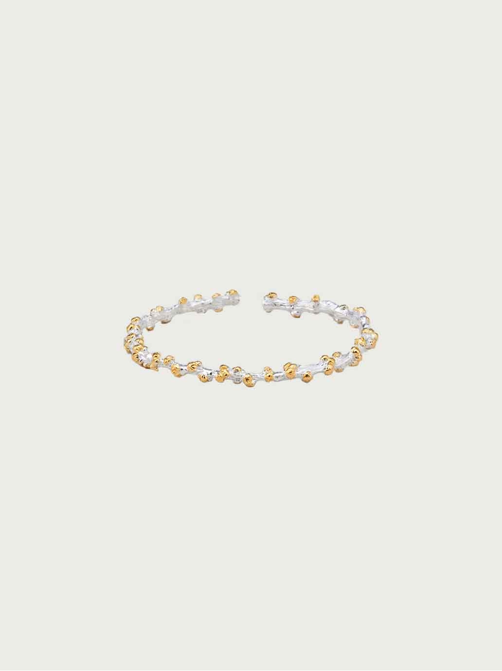 Nature's Blanc White Blooming Arbor Bracelet