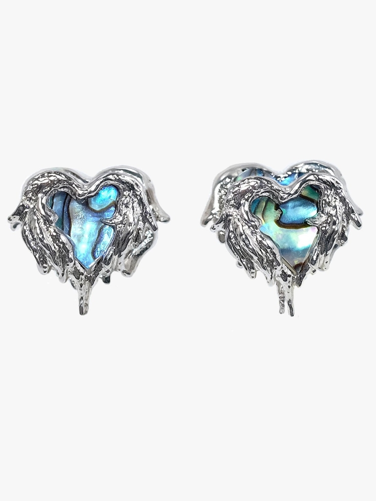ATELIERSÓ Angel Collectoin Melted Heart Earrings - For Seller test