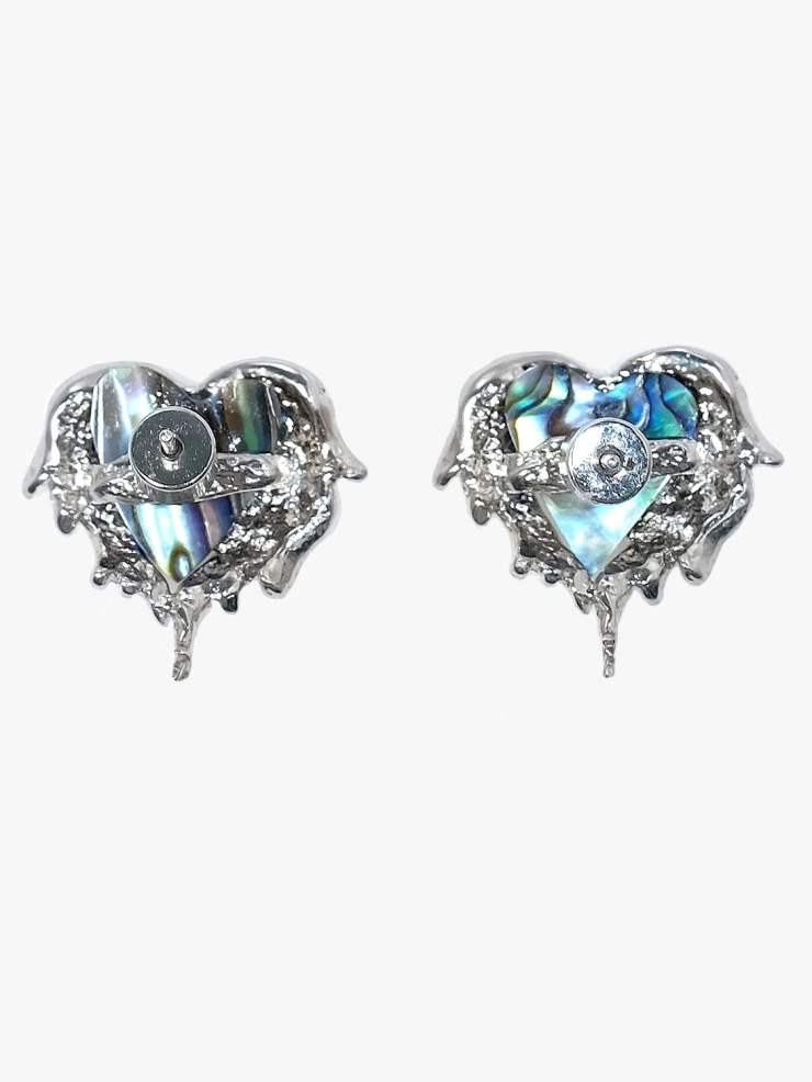 ATELIERSÓ Angel Collectoin Melted Heart Earrings - For Seller test