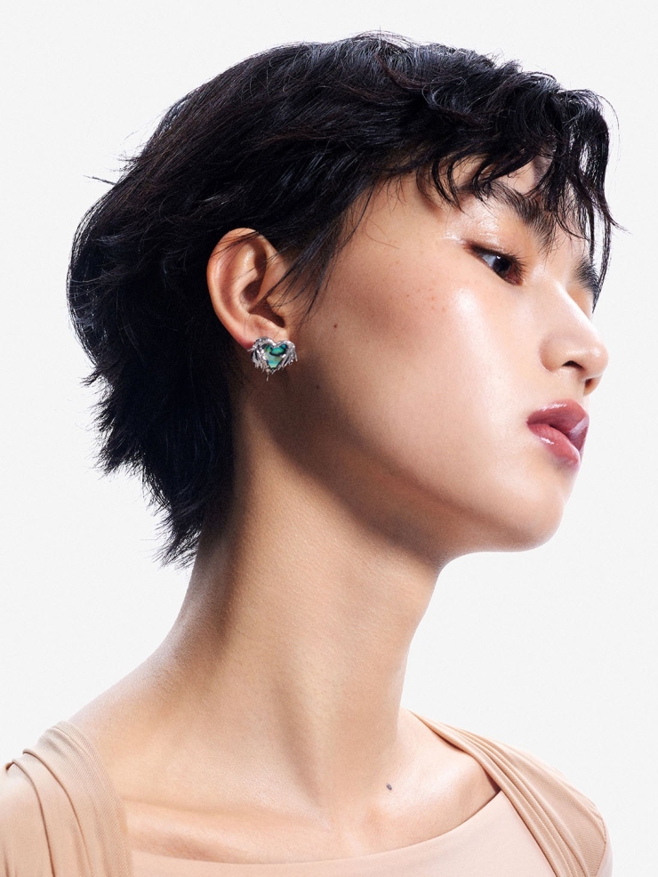 ATELIERSÓ Angel Collectoin Melted Heart Earrings - For Seller test