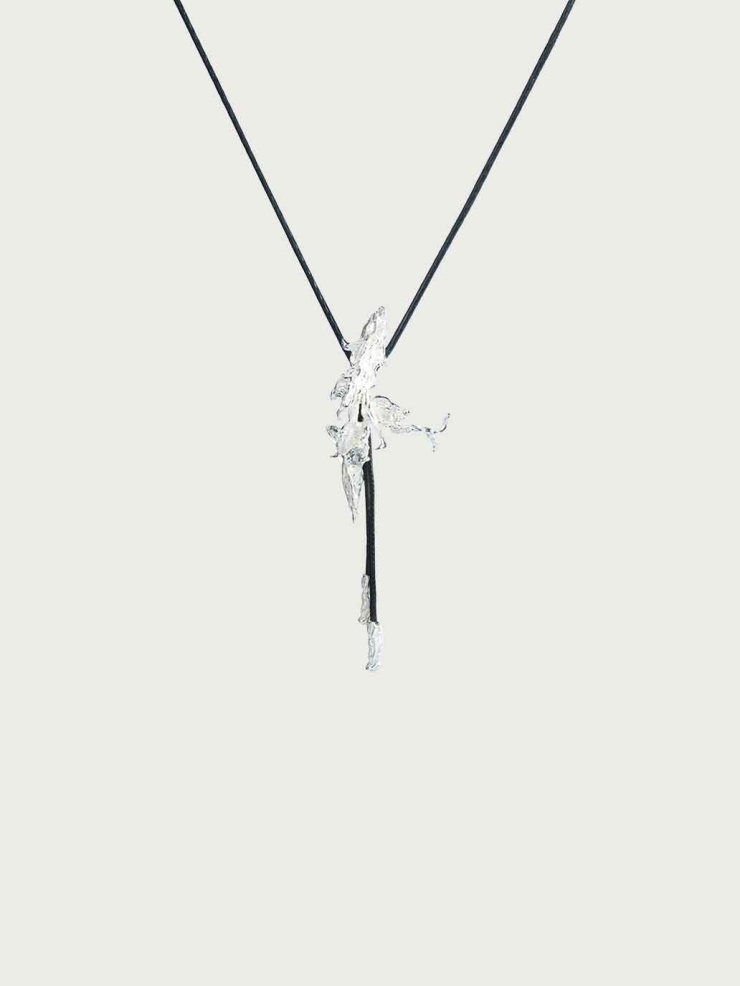 La Primavera Ripple Bind Bolo tie Necklace
