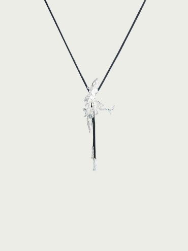 La Primavera Ripple Bind Bolo tie Necklace