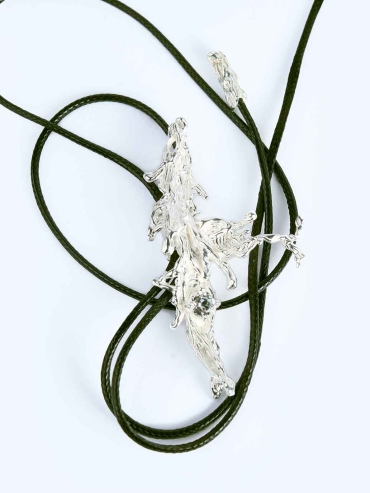 La Primavera Ripple Bind Bolo tie Necklace