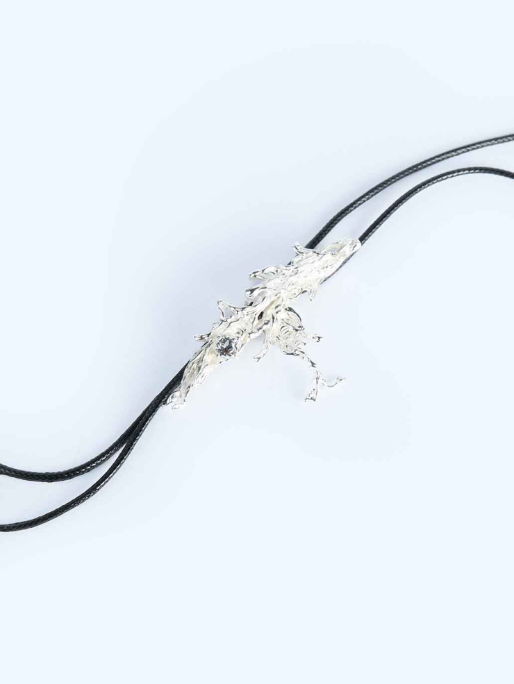 La Primavera Ripple Bind Bolo tie Necklace