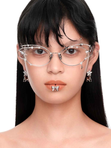 Silver Shooting Star Glasses