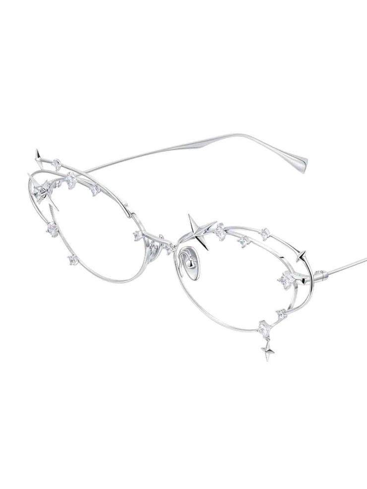Silver Shooting Star Glasses