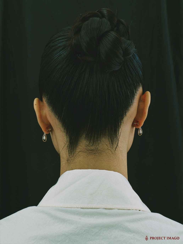 White Lapis Halo Earrings