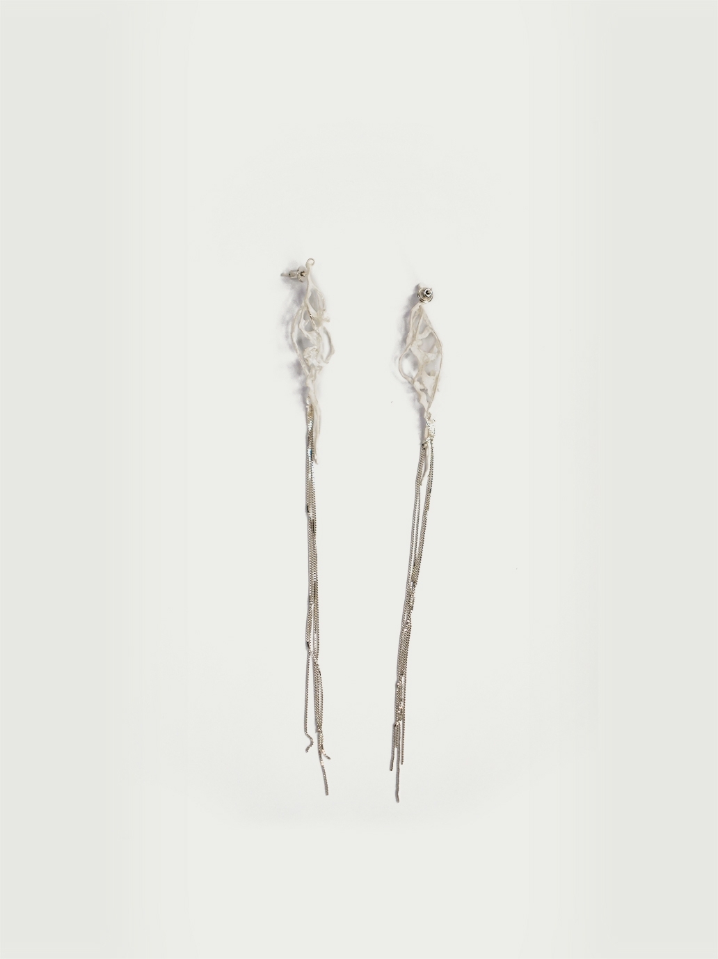 Silver Streaming Earring