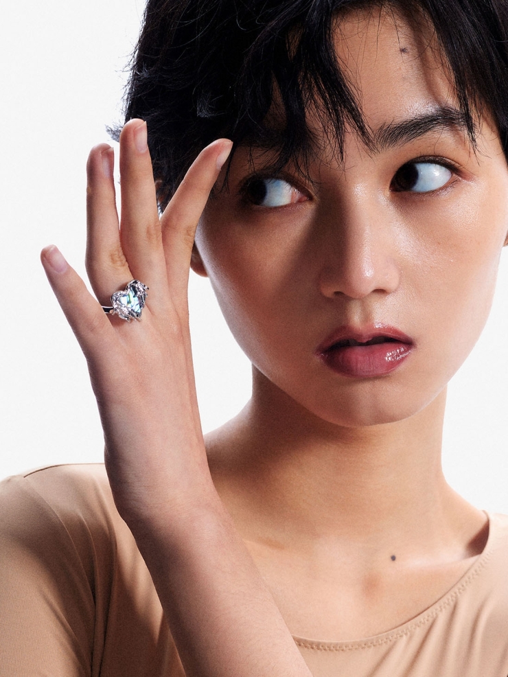 ATELIERSÓ Angel Collection Melted Heart Ring
