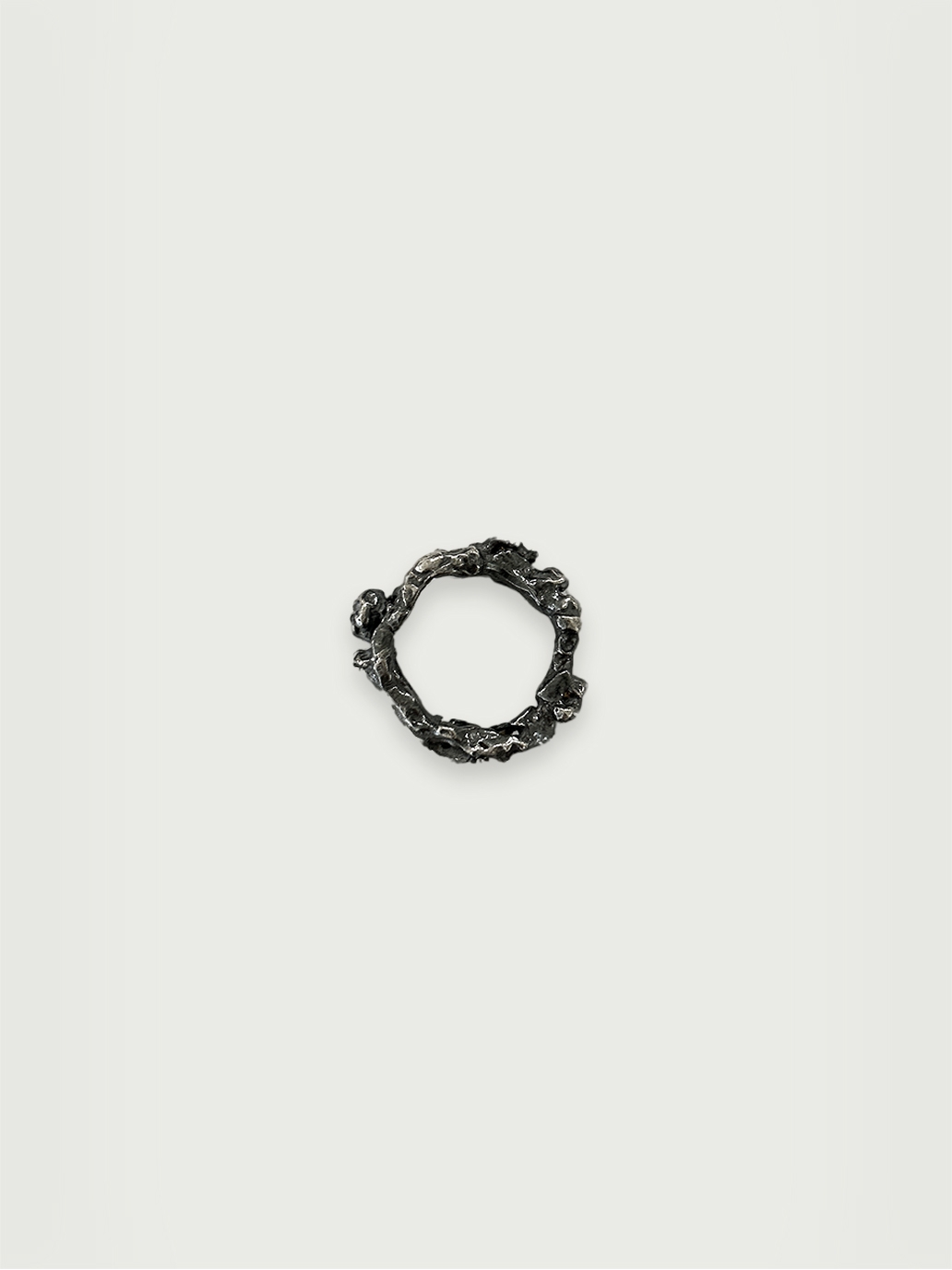 Black Floral Ring