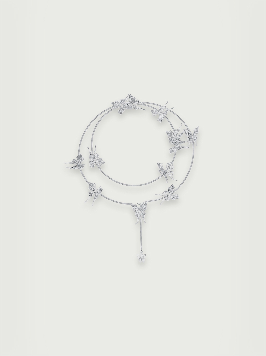 Ripple butterflies necklace/belt