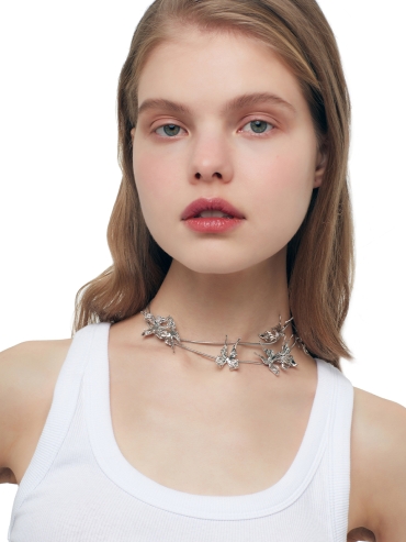 Ripple butterflies necklace/belt