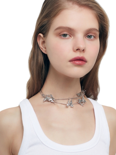 Ripple butterflies necklace/belt