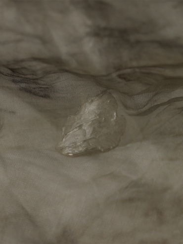 White Silver River Wave Ring