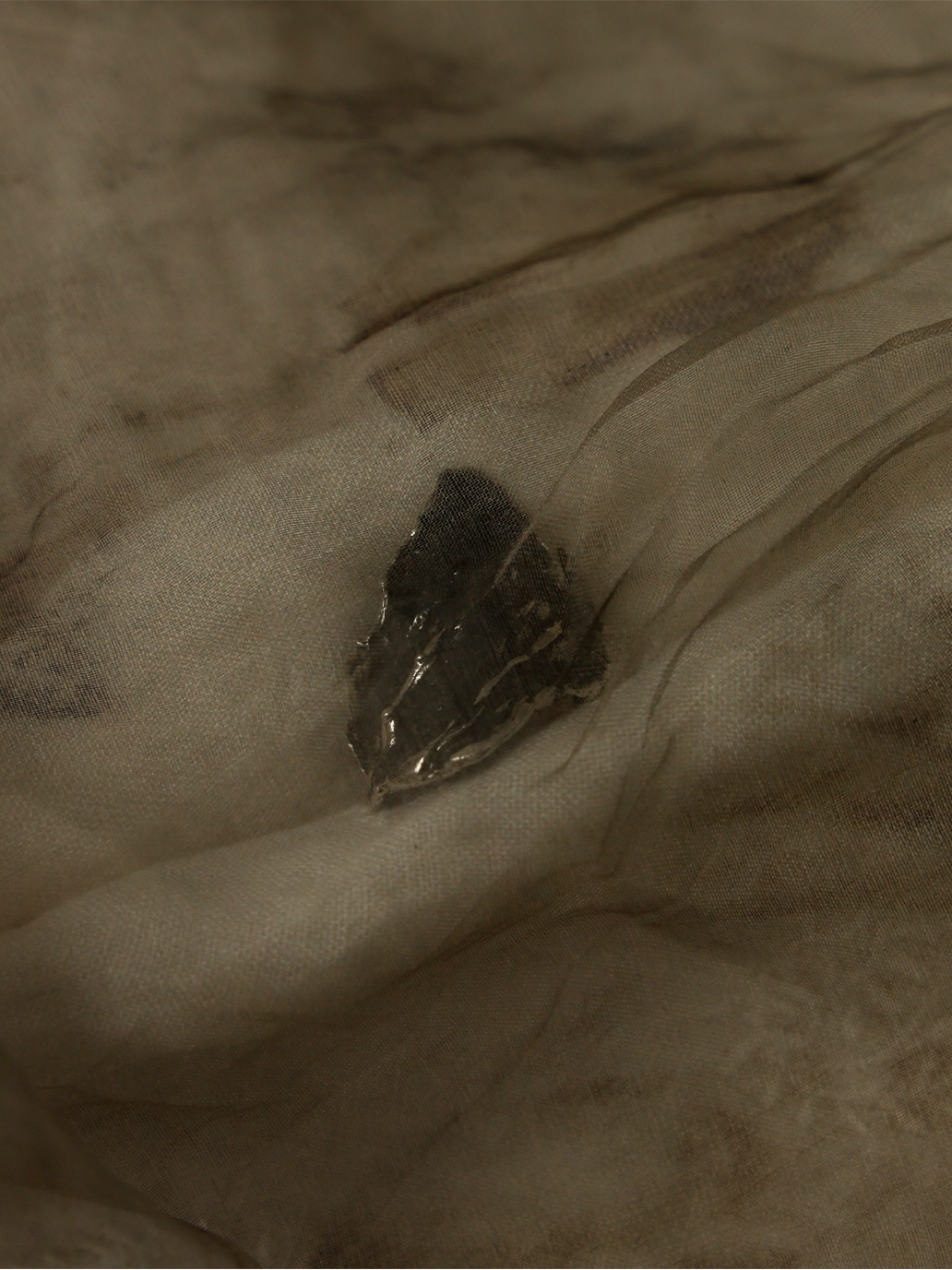 Black Silver River Wave Ring