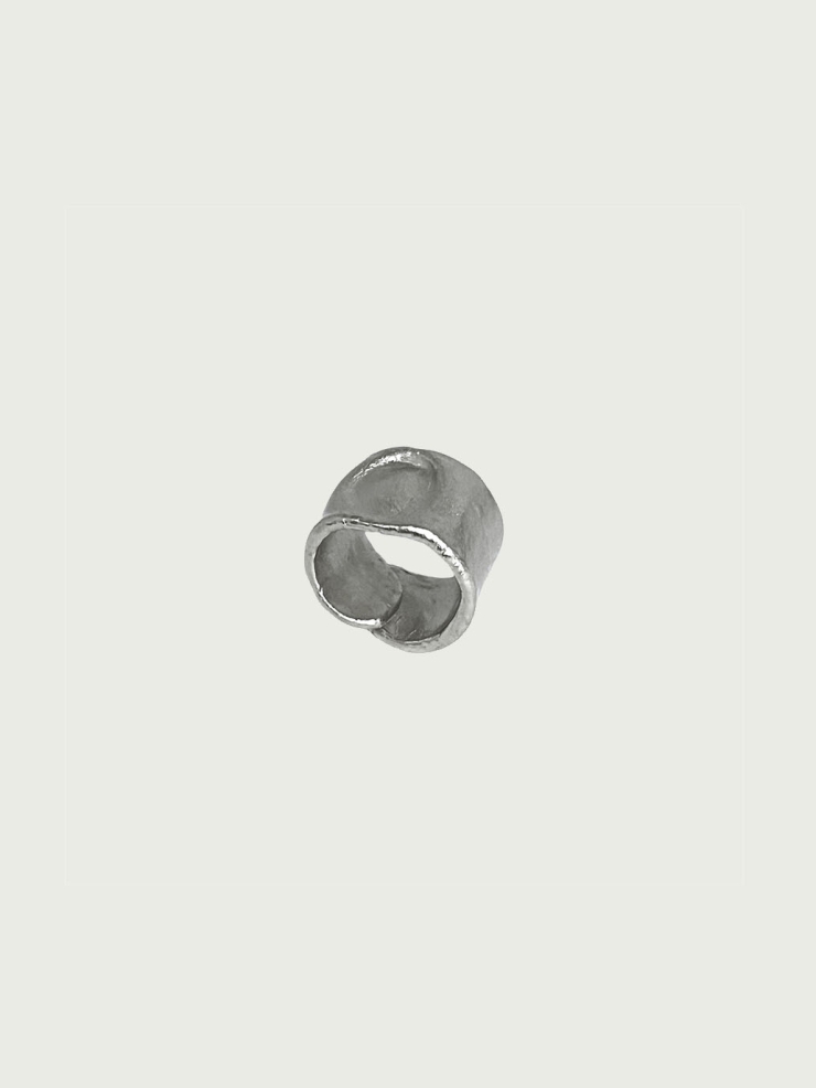 Silver raw ring