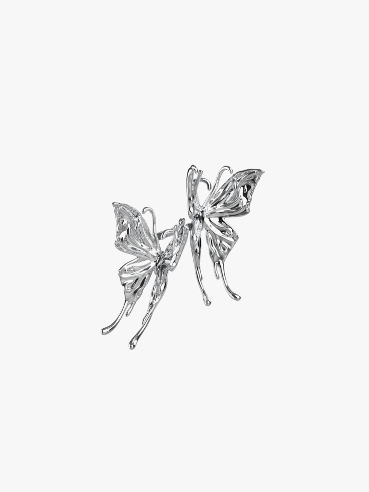YVMIN Twin Butterfly Double-layer Ring