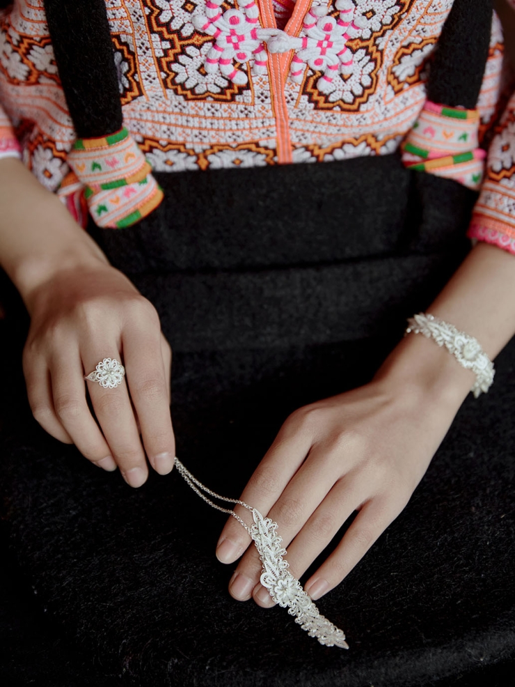 ZHAN-Splendid Y shaped knitting necklace