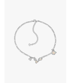 YVMIN Melted Heart Panel Necklace