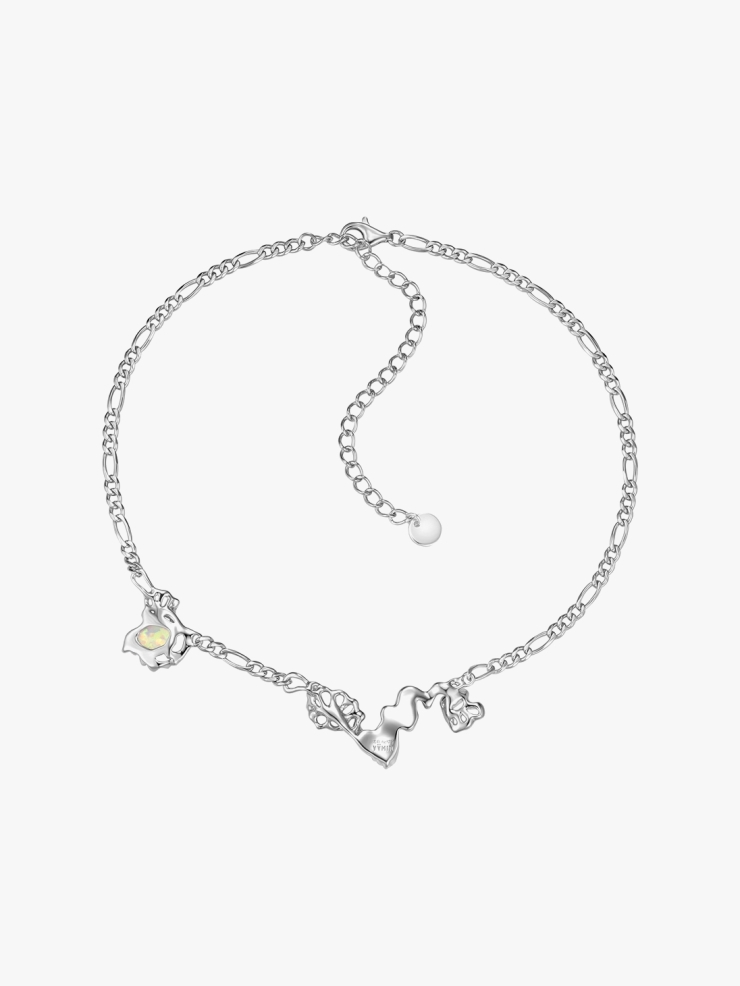 YVMIN Melted Heart Panel Necklace