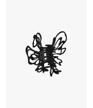 YVMIN Black Liquefied Butterfly Hair Gripper