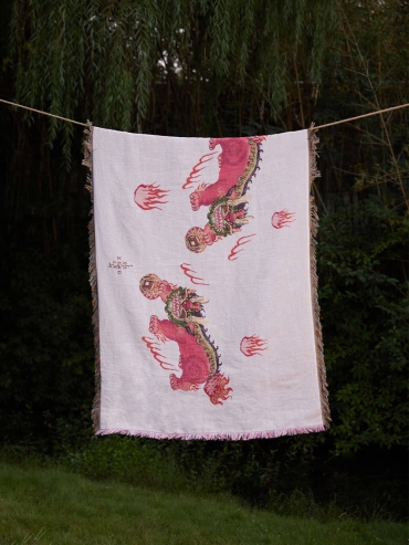 Pink kylin blanket