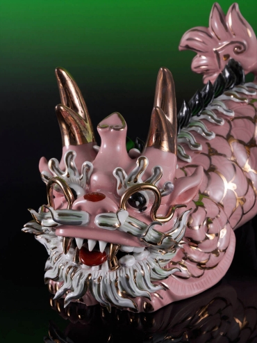 Golden kylin decoration