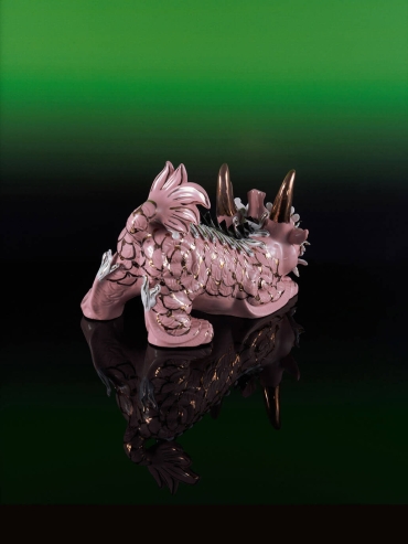 Golden kylin decoration