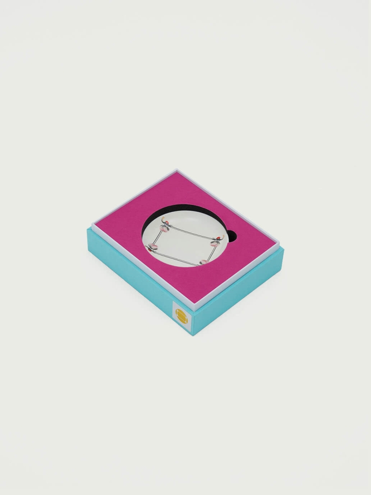 White crane and peach plate（set-2pcs）