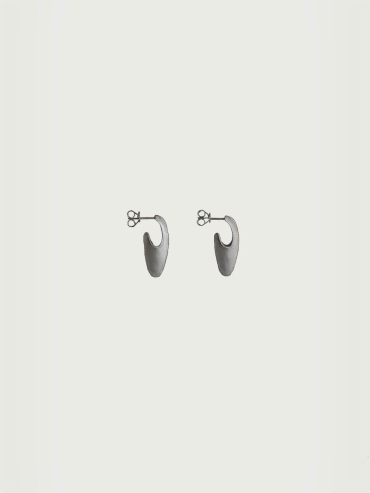 Silver spike earrings - small