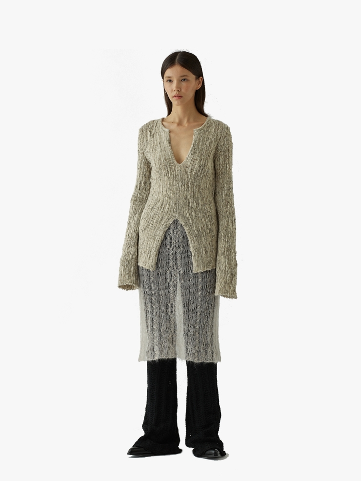 SWAYING Planket Front Cardigan