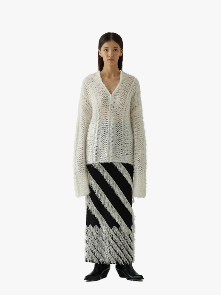SWAYING Planket Front Zipper Pullover