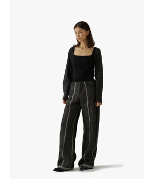 SWAYING Crease Loose Pants