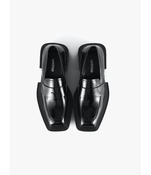 UNTITLAB Reel Derbies Slip on Black
