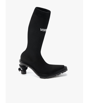 UNTITLAB Untitled09 High Heels Socks Black