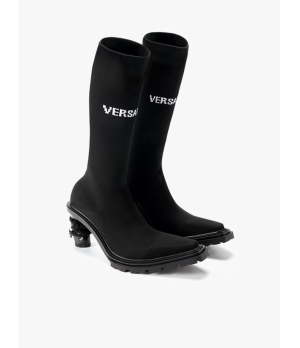 UNTITLAB Untitled09 High Heels Socks Black