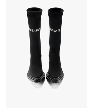 UNTITLAB Untitled09 High Heels Socks Black