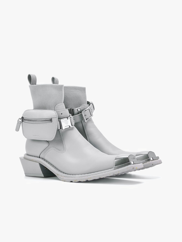 UNTITLAB Untitled13 Hitch Boots Metal Grey