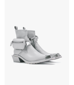 UNTITLAB Untitled13 Hitch Boots Metal Grey