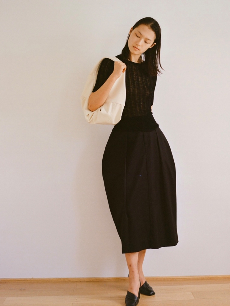 RUOHAN Black Short Top