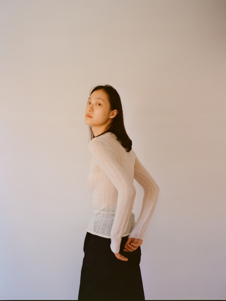 RUOHAN White Long Sleeve Top