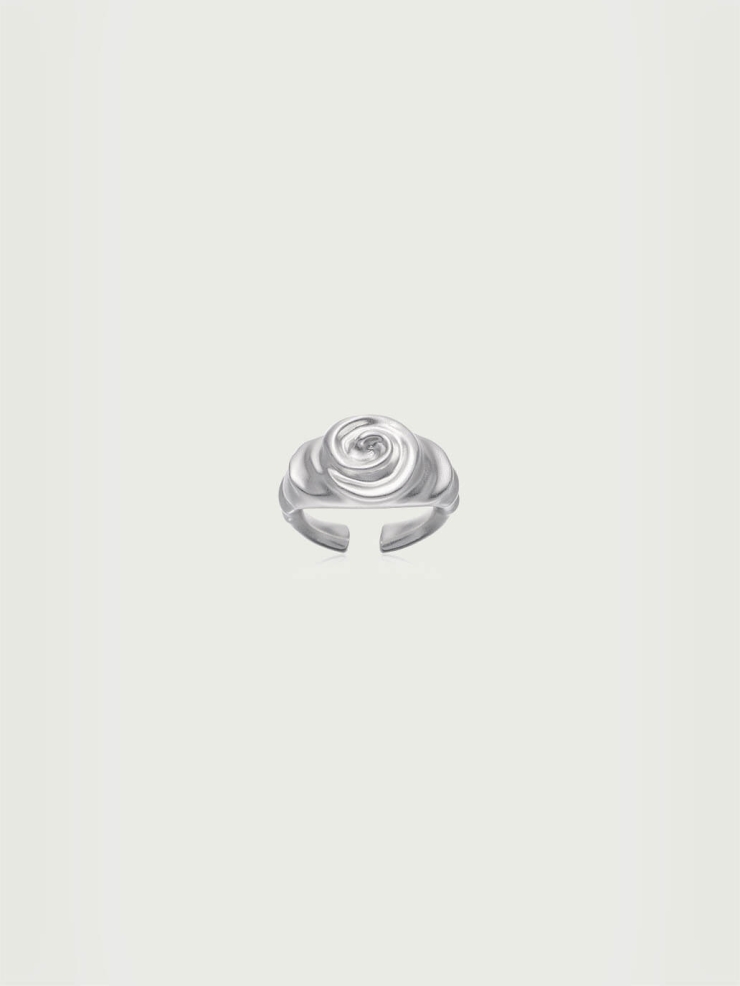 Silver Swirl Ring