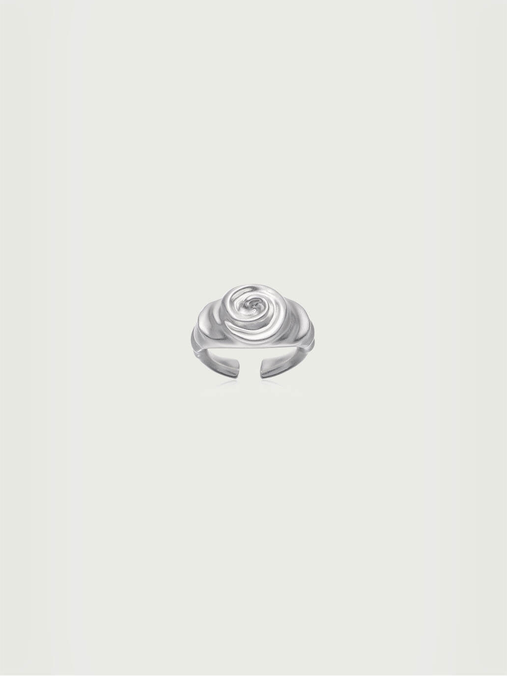 Silver Swirl Ring