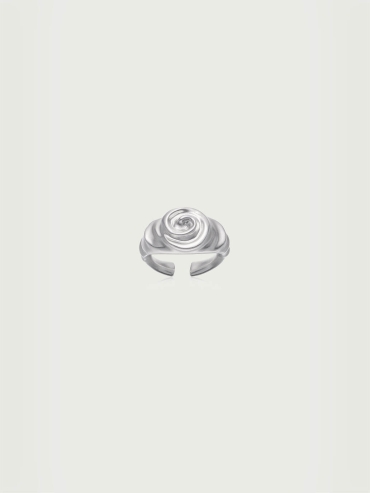 Silver Swirl Ring